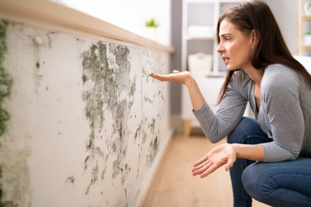 Women Shocked with Mold